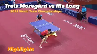 Ma Long 马龙 vs Truls Moregard | 2022 World Team Championships (MT-QF) Highlights