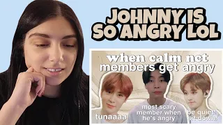 WHEN NCT CALM MEMBERS GET ANGRY | REACTION