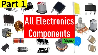 All electronic components pictures, names, functions, and symbols - THT & SMD components Part 1