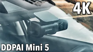 DDPAI Mini 5 4K Dash Camera Review & Sample Footage