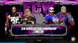 WWE 2K24 - DUDLEY BOYZ VS ICP - TABLE MATCH