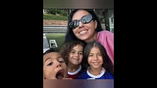 Cristiano Ronaldo and Georgina Rodriguez whit family