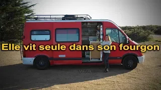 ELLE VIT SEULE dans son FOURGON AMÉNAGÉ - PRESENTATION VAN - SÉRIE FEMMES AU VOLANT - #VANLIFE