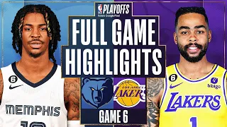 Los Angeles Lakers vs. Memphis Grizzlies Full Game 6 Highlights | Apr 28 | 2022-2023 NBA Playoffs