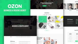 Ozon – Business and Creative Agency PSD Temaplate | Themeforest Website Templates and Themes