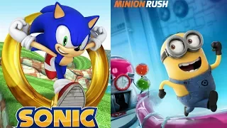 Minion Rush & Sonic Dash - Despacito Justin Bieber Cover