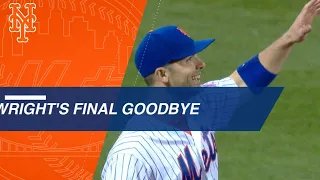 David Wright's emotional goodbye to baseball