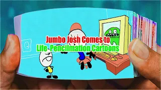 Jumbo Josh Comes to Life！   Pencilmation Cartoons！ Part 2