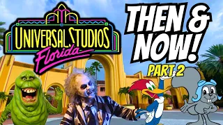 Universal Studios Florida: THEN & NOW PART 2! | Attractions, Shows and Changes Over 34 Years