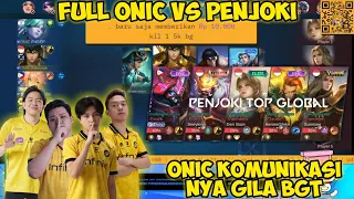 FULL TEAM ONIC VS PENJOKI || mobile legend