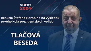 Reakcia Štefana Harabina na výsledok prvého kola prezidentských volieb