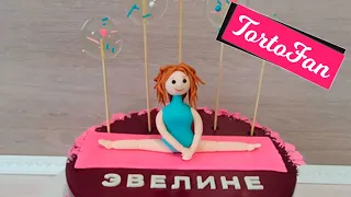 Девочка из мастики на торт. Сахарная фигурка своими руками. /Mastic Girl   -TortoFan!