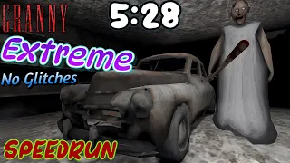 Granny - Speedrun(5:28), Extreme Car Escape, No Glitches