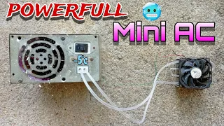 How to make powerfull mini AC at home || mini AC kese banaya || Chandan Experiment
