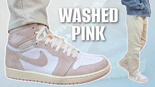 The CLEANEST pair of Jordan 1s for Spring - Jordan 1 Washed Pink Review & On feet + How to Style