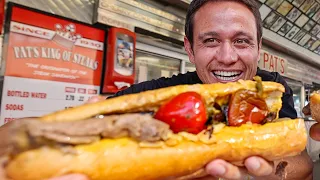 Philly Cheesesteak Tour - 5 FAMOUS STEAKS TO EAT!! | American Fast Food in Philadelphia!