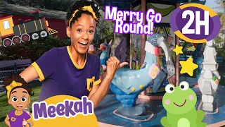 Meekah's Spinning Merry Go Round | 2 HOURS OF MEEKAH! | Educational Videos for Kids