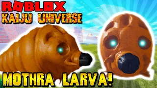 Roblox Kaiju Universe - New Kaiju MOTHRA LARVA!