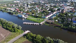 Бобреневский наплавной мост. Коломна