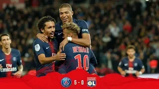 PSG VS OL 5-0 | MBAPPE METS UN QUADRUPLER EN 13 MINUTES !