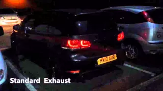 2009-2012 Golf GTI mk6 DSG exhaust sound + resonator delete before and after