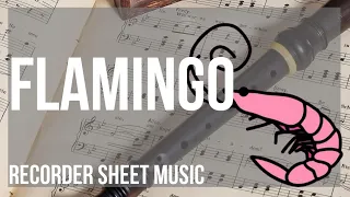 Recorder Sheet Music: How to play Flamingo by Kero Kero Bonito