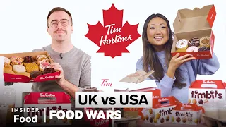 US vs UK Tim Hortons | Food Wars | Insider Food