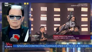 ESC2022, Spagna contro Malgioglio per le critiche a Chanel - La vita in diretta 13/05/2022