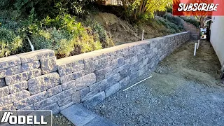 How to Build a Retaining Wall! (Stackable Mortar-Less)