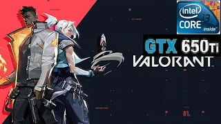 Valorant Gameplay | 1366p GTX 650ti 1GB I3 3220