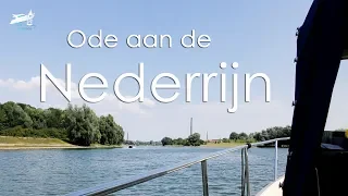 Sailing on the Rhine in the Netherlands