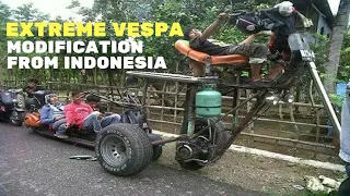 Extreme Vespa Piaggio Modification From Indonesia