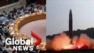 US pushes to "update, strengthen" UN sanctions on North Korea after ballistic missile launch | FULL