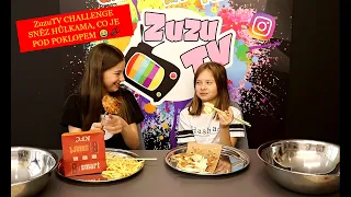 ZuzuTV CHALLENGE - Sněz hůlkama, co je pod poklopem 🥢 😅