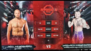Kacper Frątczak The Polish Robocop vs Paweł Mular Mularczyk HYBRID MMA 4