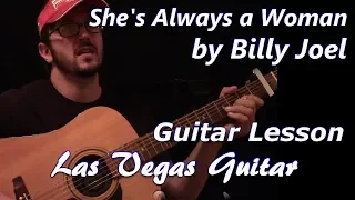 She's Always a Woman by Billy Joel Guitar Lesson