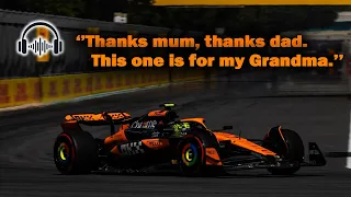 Lando Norris  EMOTIONAL Team Radio FULL after  1st WIN in F1 MiamiGP 2024