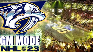 NHL 23 - Nashville Predators - GM Mode Commentary ep 3