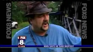 Dumb North Carolina Hillbilly Claims He Saw Bigfoot "He Had Beautiful Hair"