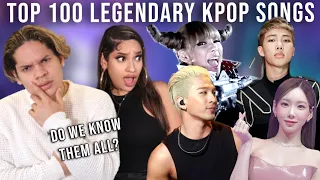 KPOP Through Time | Waleska & Efra react to TOP 100 Legendary KPOP SONGS