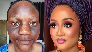 BOMB 💣🔥 SHE WAS TRANSFORMED💄DETAILED ❤️GELE AND MAKEUP TRANSFORMATION MAKEUP TUTORIAL