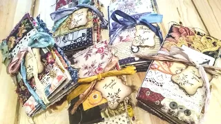 Etsy Restock! | 5 Fabric-Covered Boho Junk Journals ❤️ | Flip Thru | SOLD (Thank You! 🙏❤️)
