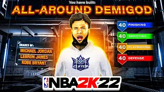 *NEW* ALL-AROUND DEMIGOD BUILD IS THE BEST BUILD IN NBA 2K22! BEST ISO BUILD IN NBA 2K22!