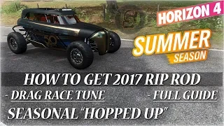 Seasonal Hopped Up Guide | How To Get Hot Wheels Rip Rod Forza Horizon 4 - Hopped Up Drag Race Tune