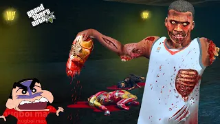 GTA 5 - SHINCHAN Surviving BIGGEST Zombie Outbreak EVER!! (Zombie Apocalypse)