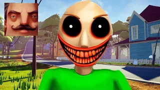 Hello Neighbor - My New Neighbor Big Baldi Exe Act 3 Gameplay Walkthrough