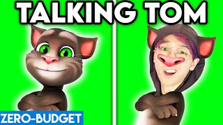 TALKING TOM WITH ZERO BUDGET! (Talking Tom Funny Animation PARODY By LANKYBOX)