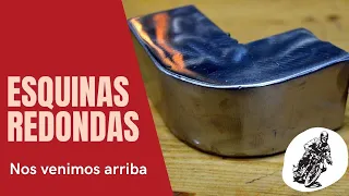 Soldamos un tubo a 90ª esquina redonda || How to bend a box bar to 90°