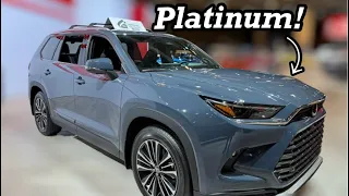 2024 Toyota Grand Highlander Platinum Hybrid Is Completely Different!