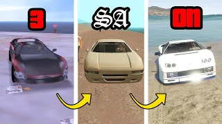 Infernus in GTA Games (Evolution)